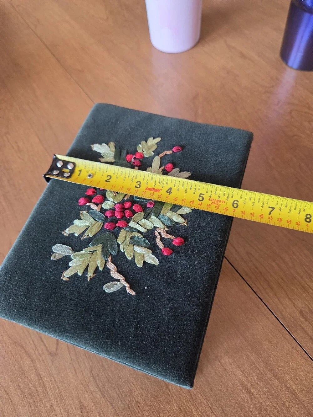 Vintage Velvet Jewelry Box